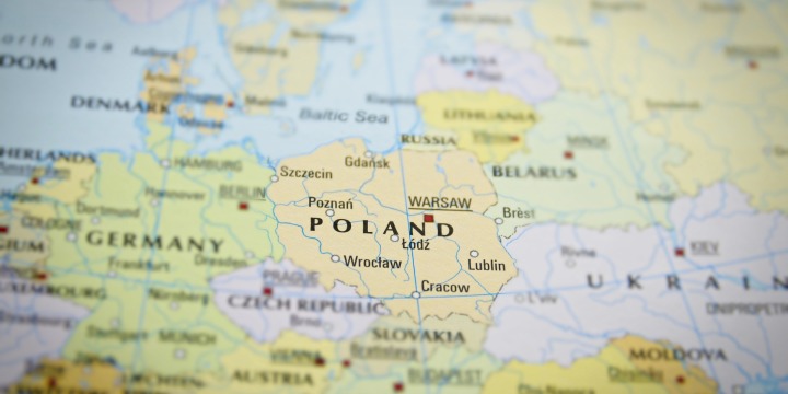 Landkarte von Polen
