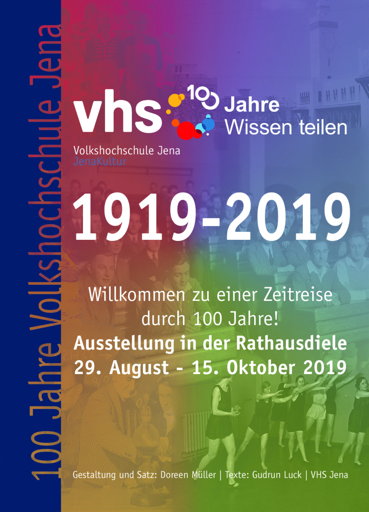 Ausstellung "100 Jahre VHS Jena"